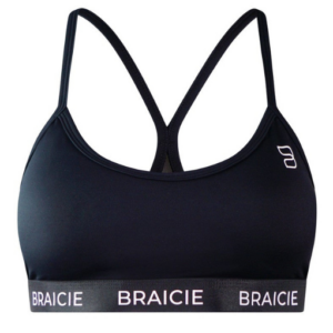 Stripes Sport-BH in black